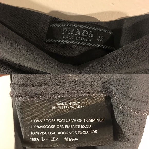 Prada pencil skirt with small back slit AUTHENTIC! - Picture 6 of 6